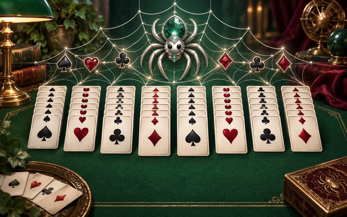 Copertina di Spider Web Solitaire